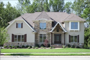 Exterior of Custom Luxury Home by Madison Custom Homes Inc. - Central Indiana