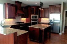 Kitchen of Central Indiana Custom Home built by Madison Custom Homes Inc.